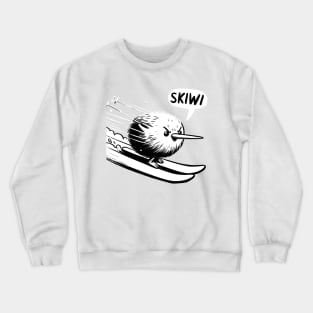 Downhill Skiwi Kiwi Bird Crewneck Sweatshirt